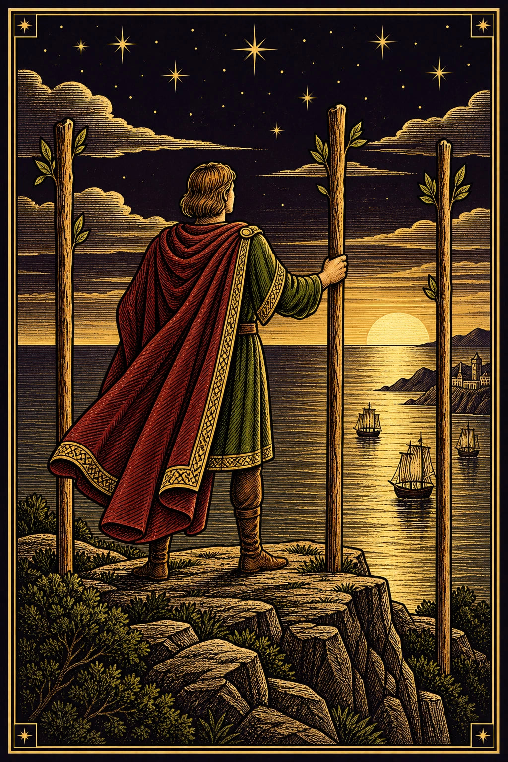 Three of Wands
