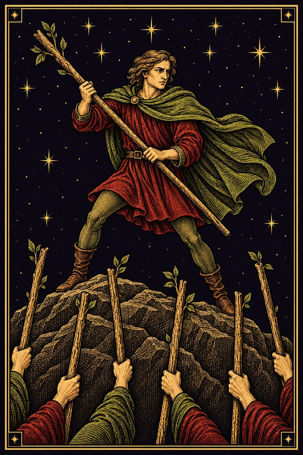 Seven of Wands